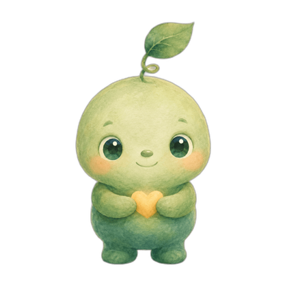 Pip, the sprout who keeps the Sound Garden